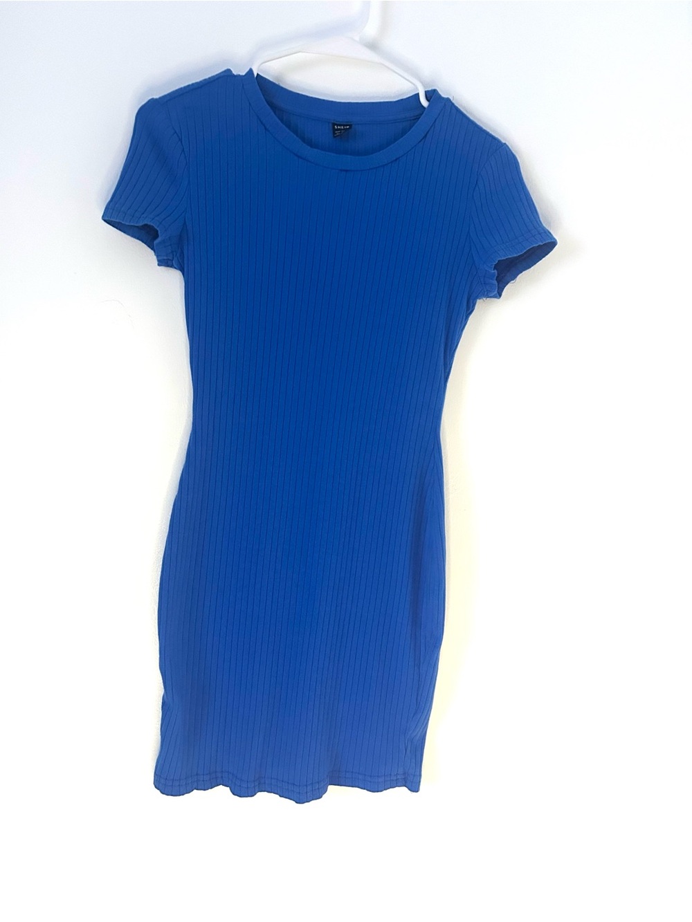 SHEIN Royal Blue Ribbed Dress, Size 2